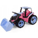 Lena: Olbrzymi traktor z przednim ładowaczem w kolorze różowym, 62 cm