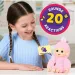 Little Live Pets: Mini Maki Luna Lemon interaktywna różowa małpka zdjęcie 5