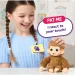 Little Live Pets: Mini Maki Pepi Peach interaktywna kremowa małpka zdjęcie 5
