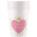 Little Princess papierowe kubki, zestaw 8 sztuk, 200 ml