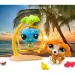 Littlest Pet Shop: Petfluencers tropikalny ptak i piesek zestaw figurek 2 szt. – Słodki zachód słońca, seria 2