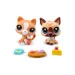 Littlest Pet Shop Podwójny zestaw figurek zwierzątek w różnych wariantach