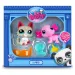 Littlest Pet Shop Podwójny zestaw figurek zwierzątek w różnych wariantach