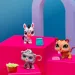 Littlest Pet Shop: Zebra, tygrys, pawian zestaw figurek 3 szt. - Country vibes seria 2