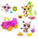 Littlest Pet Shop: Zestaw 3 figurek Seria 1 - Safari