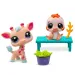 Littlest Pet Shop: Zoo pals - Zestaw figurek Żyrafa i Leniwiec Seria 2