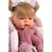 Llorens: Joelle 38 cm płacząca lalka z szalikiem z frędzlami