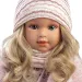 Llorens: Lalka Lucia 40 cm w kwiecistej sukience z torebką