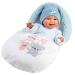 Llorens: Liam 38 cm płacząca lalka ze śpiworkiem