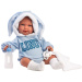 Llorens: Lino — 45-centymetrowa płacząca lalka w ubranku z króliczymi uszami