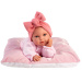 Llorens: Olivia, 38-centymetrowa płacząca lalka z poduszką