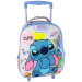 Luna: Disney Stitch 2-komorowy przedszkolny plecak na kółkach 27 x 10 x 31 cm