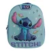 Luna: Must Team 3D Stitch zaokrąglony plecak przedszkolny z motywem kosmicznym 26x10x32 cm