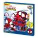 Luna: Puzzle magnetyczne 3x20 elementów z motywem Spidey i przyjaciół