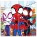 Luna: Puzzle magnetyczne 3x20 elementów z motywem Spidey i przyjaciół