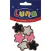 Luna: Zestaw 6 plastikowych gwiazdek, 20 mm