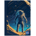 Luna: teczka z gumką z motywem astronauty NASA 25x35 cm