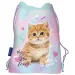 MY Little Friend – Worek na buty/sportowy z pastelowym motywem kotka Kitty, 43x32 cm