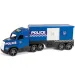 Magic Truck: Policyjna ciężarówka z fluorescencyjnymi lampami 81cm - Wader