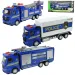 Magic Truck: Policyjna ciężarówka z napędem kinetycznym, różne wersje, 20 cm