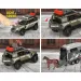 Majorette: Land Rover z przyczepą do przewozu koni z światłem i dźwiękiem - Simba Toys