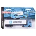 Majorette: Zestaw pojazdów transportowych Maersk 1/64 w różnych wariantach - Simba Toys