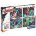 Marvel: Avengers 4w1 Supercolor puzzle - Clementoni