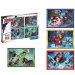 Marvel: Avengers 4w1 Supercolor puzzle - Clementoni