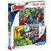 Marvel Avengers Supercolor 2 w 1 puzzle 2x60 elementów - Clementoni