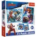 Marvel: Avengers puzzle i karty pamięci 2 w 1 zestaw - Trefl