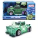 Marvel: Lekki Bohater Hulk pojazd z efektami świetlnymi i dźwiękowymi - Jada Toys