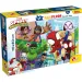 Marvel Spidey 2 w 1 maxi puzzle 24-elementowe i kolorowanka 70x50 cm - Lisciani