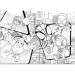 Marvel Spidey 2 w 1 maxi puzzle 4x48 elementów i kolorowanka 35x25 cm - Lisciani