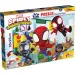 Marvel Spidey 2 w 1 puzzle 24 elementów i kolorowanka 35x25 cm - Lisciani