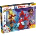 Marvel Spidey 2 w 1, puzzle 48 elementów i kolorowanka 35x25 cm – Lisciani