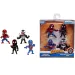 Marvel: Zestaw 4 metalowych figurek Spider-Man 6,5 cm - Simba Toys