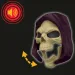 Masters of the Universe: Obrońcy Wszechświata — świecąca i dźwiękowa maska Skeletora (czaszkowa) - Mattel zdjęcie 3
