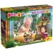 Masza i Niedźwiedź kąpiel maxi puzzle podłogowe 24 elementy 70x50 cm - Lisciani