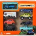 Matchbox: zestaw 8 małych samochodzików z ekskluzywnym niebieskim pickupem Mercedes-Benz - Mattel