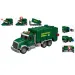 Mega Truck: Śmieciarka do selektywnej zbiórki odpadów z światłem i dźwiękiem 40x14x21cm