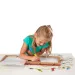 Melissa &amp; Doug: Zestaw kreatywny z dinozaurami do rysowania zmywalnego i zabawy magnetycznej