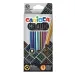 Metaliczny zestaw 12 ołówków węglowych - Carioca