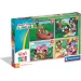 Mickey i przyjaciele 4 w 1 Supercolor puzzle - Clementoni zdjęcie 1