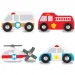 Miejska mata do zabawy w sytuacjach awaryjnych z 4 pojazdami - Melissa &amp; Doug