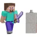 Minecraft: Figurka Steve’a z akcesoriami – Mattel