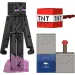Minecraft: Figurka postaci Enderman z akcesoriami – Mattel