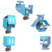 Minecraft: Flippin Figs figurka transformująca – Allay i Vindicator – Mattel