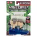 Minecraft: Kasztanowy Wilk, figurka wilka z akcesoriami - Mattel