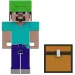 Minecraft: Steve pod wodą figurka - Mattel