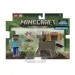 Minecraft: Zestaw figurek Steve i Osioł - Mattel